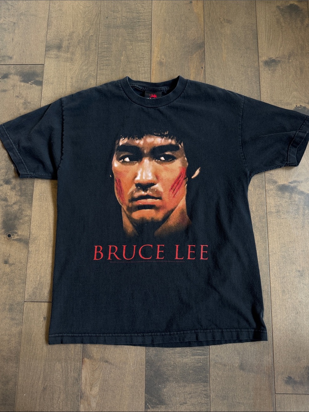 Vintage Bruce Lee Big Face Zion Rootswear RARE Graphic Large Shirt